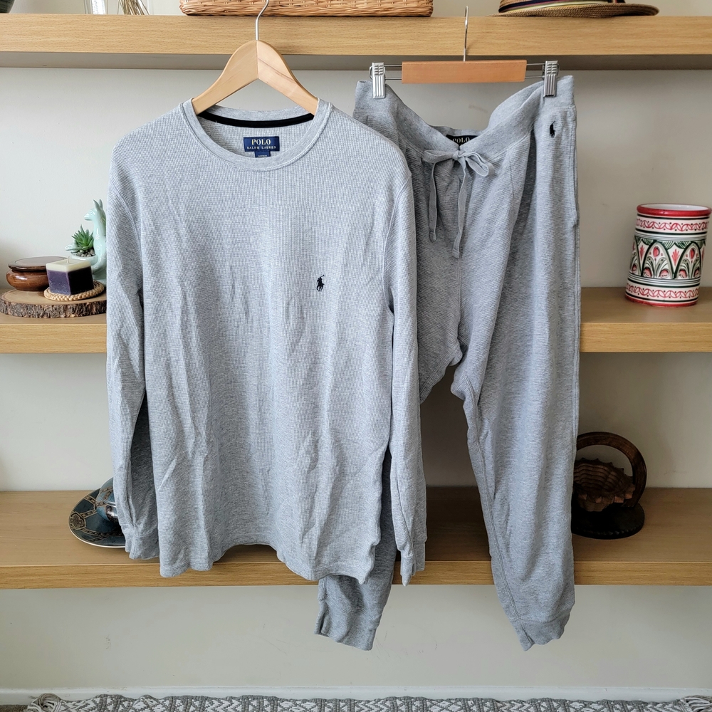 Polo Ralph Lauren sleepwear set loungewear top and pants size L
